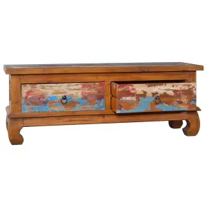 Berkfield TV Cabinet 110x35x40 cm Reclaimed Teak Wood