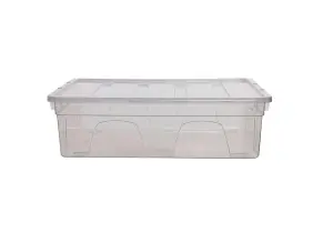 36cm Storage Box Spacemaster Mini Clear Plastic Stackable Home Storage DIY Craft Box