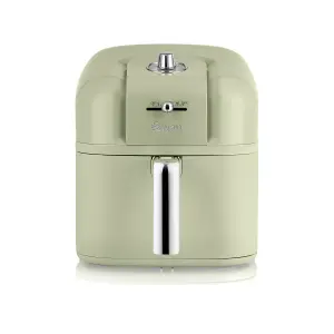 Swan Retro Manual Air Fryer Green