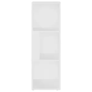 Berkfield Corner Cabinet White 33x33x100 cm Engineered Wood