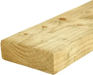 C24 Sawn Green Treated Timber Joist 47mm X 150mm-4.2m