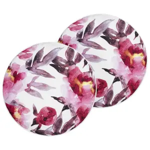 Set of 2 Outdoor Cushions LANROSSO Pink