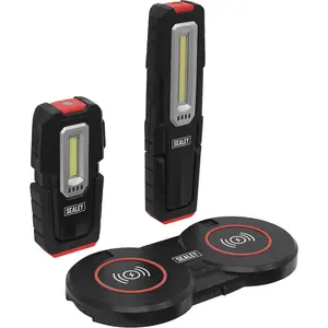 Inspection Light Kit with Wireless Charging Base - 1 x Slimline & 1 x Standard