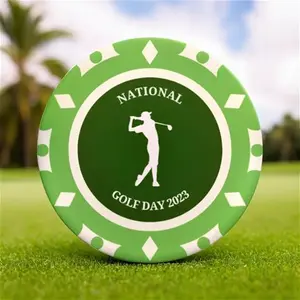 Custom Golf Ball Markers Ceramic - Design Your Own Golf Chips - Best Personalization Tool - Premium Quality