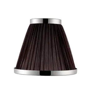 Luminosa Suffolk Chocolate And Nickel Six Inch Shade, E14