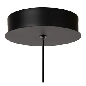 Lucide KLIGANDE - Pendant light - 13 cm - LED - 1x9W 2700K - Black