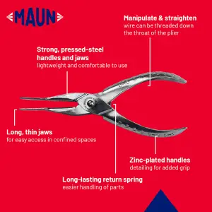 Maun Long Nose Plier 150 mm Long