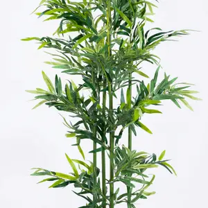 Blooming Artificial - 210cm / 7ft Fake Green Stem Bamboo