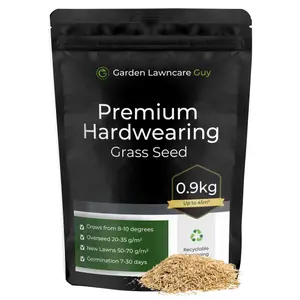 Premium Hard Wearing Grass Seed - 15-45m² Lawn Seed