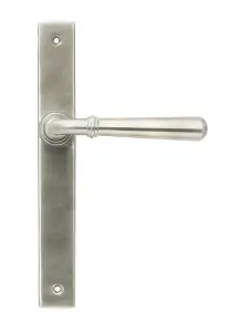 Satin Marine SS (316) Newbury Slimline Lever Espag. Latch Set