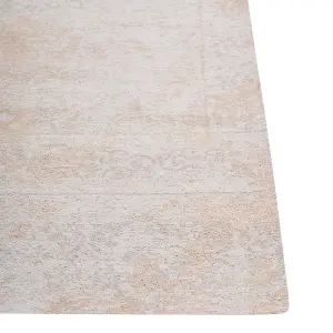 Cotton Area Rug 200 x 300 cm Beige BEYKOZ