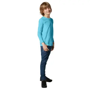 Children's Long-Sleeved Top - light blue 140 (10-12y)