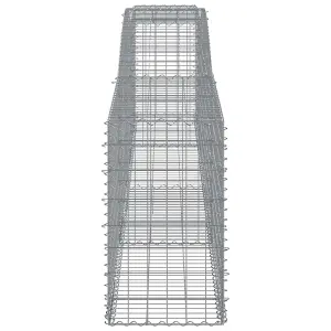 Berkfield Arched Gabion Baskets 20 pcs 400x50x80/100 cm Galvanised Iron