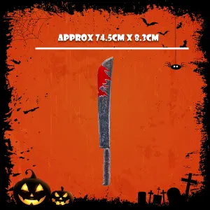 Long Bloody Prop Halloween Prop Halloween Party, Trick or Treat 74.5cm Grey