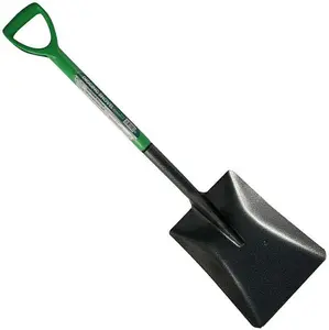 New Digging Garden Shovel Steel Gardening Soil Border Spade Snow Farm Spade Handle