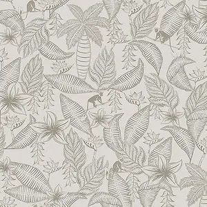 Galerie Ted Baker Fantasia Green Monflo Leaf Wallpaper Roll