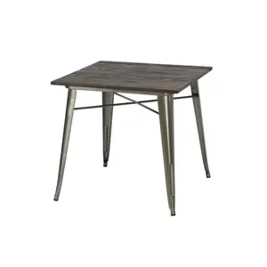 80.01 Cm Dining Table Metallic