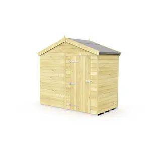 DIY Sheds 8x4 Apex Shed - Single Door Without Windows