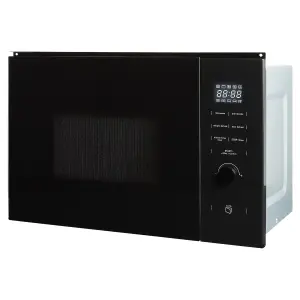 Cookology 900W Built-in Microwave with Grill 25L Integrated Design - TCM25BGL Black