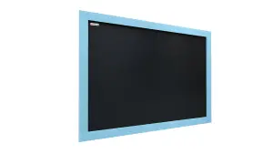 ALLboards Chalkboard in blue frame 90 cm x 60 cm