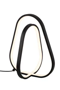 GoodHome Newent Pendant Matt Black Integrated LED Table lamp