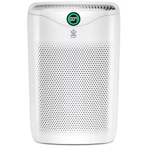 Avalla R-120 Home Air Purifier: HEPA Carbon Filter, Sleep Mode, 99.97% Removal of Allergens, Dust, Pollen, Smoke, 52m² Coverage