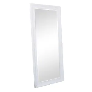 Melody Maison Large Ornate White Wall/Leaner Mirror 176cm x 76cm