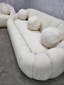 Cloud Boucle Sofa CREAM 3 & 3 SEATER