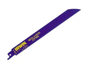 IRWIN - Sabre Saw Blade 810R 200mm Metal & Wood Pack of 25