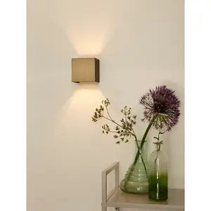 Lucide Xio Modern Up Down Wall Light - LED Dim. - G9 - 1x4W 2700K - Rust Brown