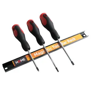 300mm Magnetic Tool Bar Rack for Garage, Workshop & Shed (Pack of 3)