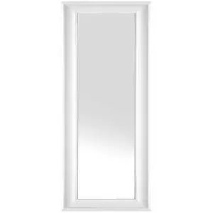 Beliani Scandinavian Wall Mirror LUNEL White