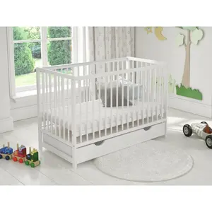 Tilomar Cot Bed with Mattress White