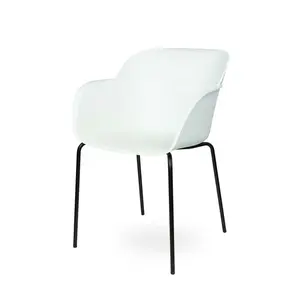 Liara Dining Chair Charcoal / Black