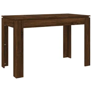 Seeger Dining Table 120x60x76 cm Engineered Wood Walnut