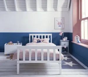 Dorset Single Bed in Classic White