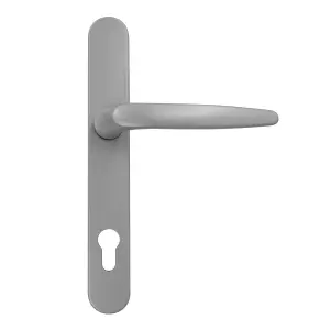 Yale Sparta Lever/Lever Door Handle - Long, Satin Silver