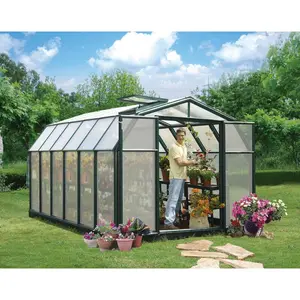 Rion Hobby Gardener 8 Ft W x 12 Ft D Greenhouse 208cm H x 266cm W x 391cm D