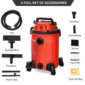 WFX Utility Canister Vacuum Red