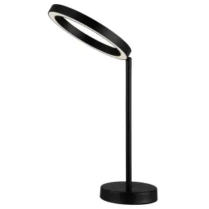 GoodHome Taphao Modern Matt Black Table light