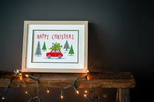 HIP CHRISTMAS - Counted Cross Stitch Kit: Hip Christmas - Vervaco