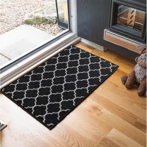 Dawson Door Mat Black / 50cm W x 80cm L