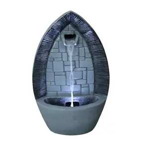 Primrose Gothic Arch Tabletop Cascading Water Feature H36cm