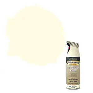 Rust-Oleum Universal Real almond Gloss Multi-surface Protector Spray paint, 400ml