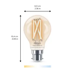 Philips WiZ B22 60W LED Cool white & warm white A60 Non-dimmable Light bulb