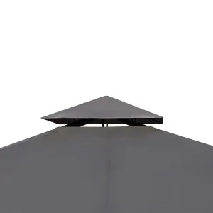 Berkfield Gazebo with Roof 3x4 m Dark Grey