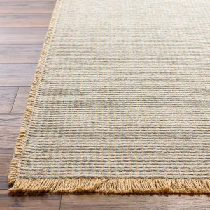 PAVI Becki Owens x Surya Solid and Border Boho Jute Area Rug 160 x 213 cm