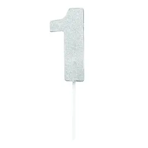 Bristol Novelty Diamond Number Cake Topper Silver (7)