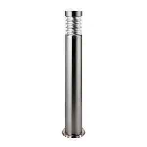 Luminosa Equinox Outdoor Coastal Bollard Light Marine Grade Stainless Steel IP44, E27