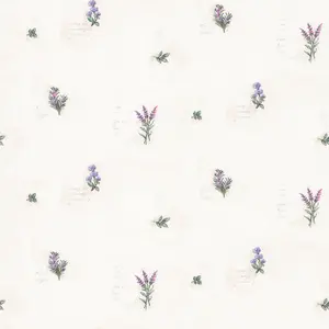 Galerie Fresh Kitchens 5 Purple Lilac Small Flowers Smooth Wallpaper